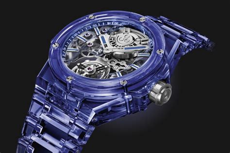 hublot sapphire crystal watch|hublot full sapphire rotor.